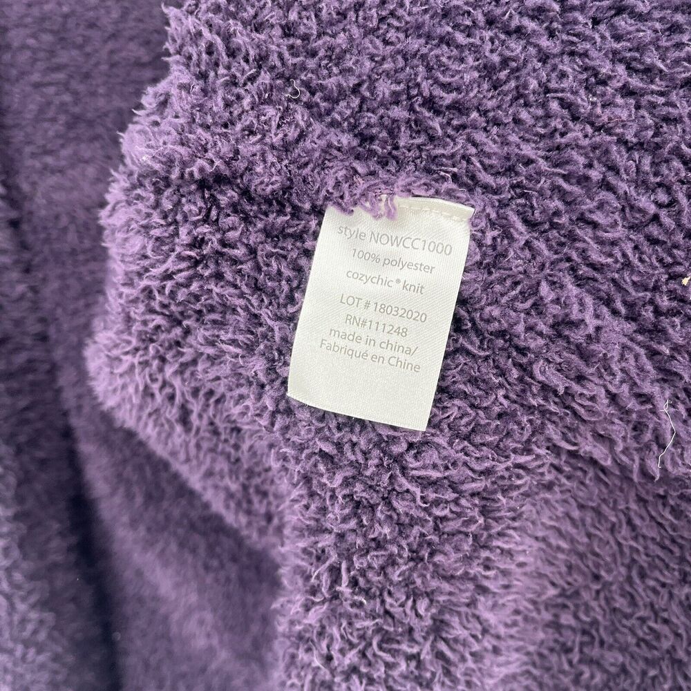 Barefoot Dreams S/M Purple Cardigan - Picture 7 of 9